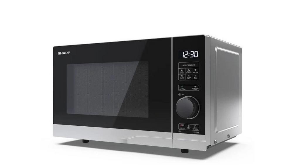Sharp YC-PS204AU-S 20 Litres Microwave Oven - Black/Silver