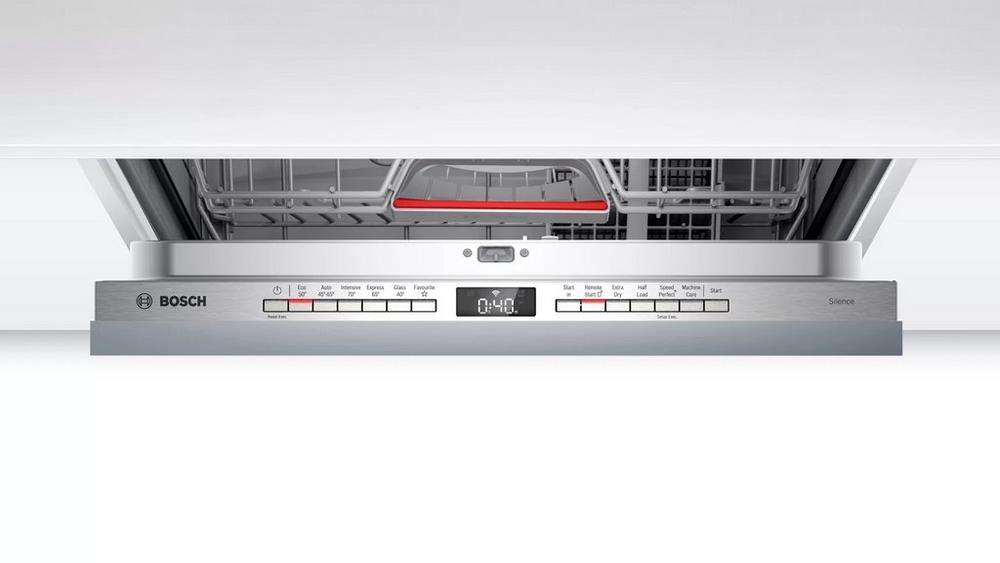 Bosch SMV6ZCX10G Built In Dishwasher - Stainless Steel - 14 Place Settings