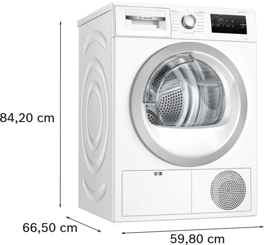 Bosch WTN83203GB 8kg Condenser Tumble Dryer - White