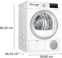 Bosch WTN83203GB 8kg Condenser Tumble Dryer - White