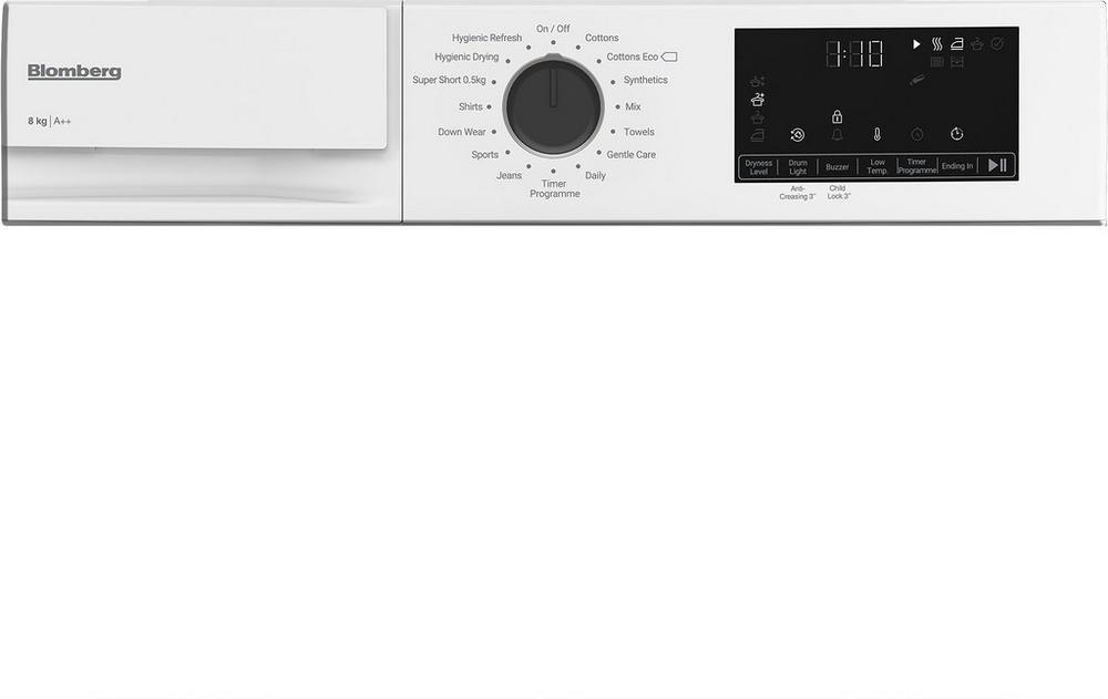 Blomberg LTA18320W 8kg Heat Pump Tumble Dryer - White