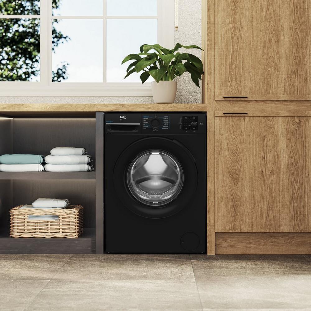 Beko BMN3WT3841B 8kg 1400 Spin Washing Machine - Black