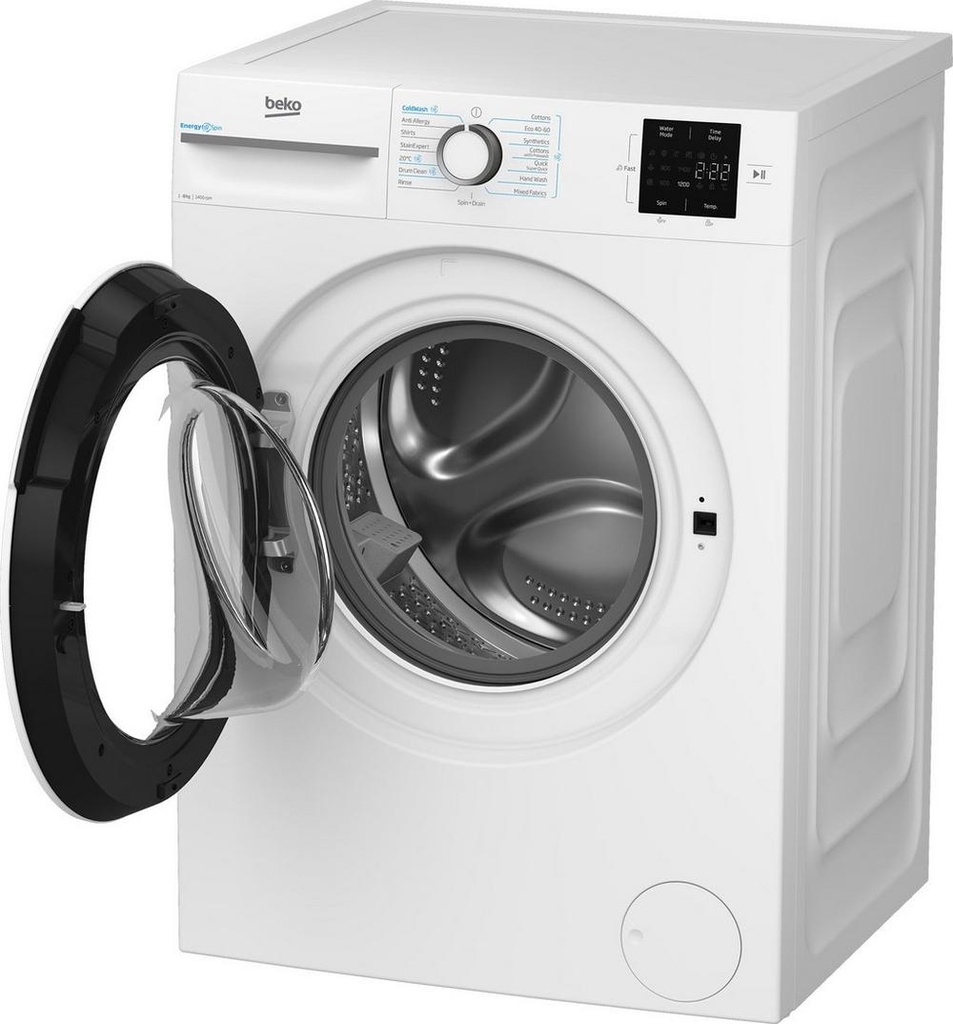 Beko BMN3WT3841W 8kg 1400 Spin Washing Machine - White