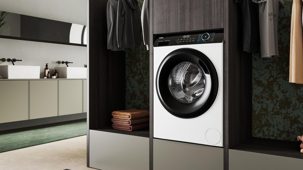 Haier HW80-B16939 8kg 1600 Spin Washing Machine - White