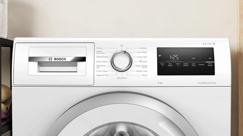 Bosch WAN28258GB 8kg 1400 Spin Washing Machine - White