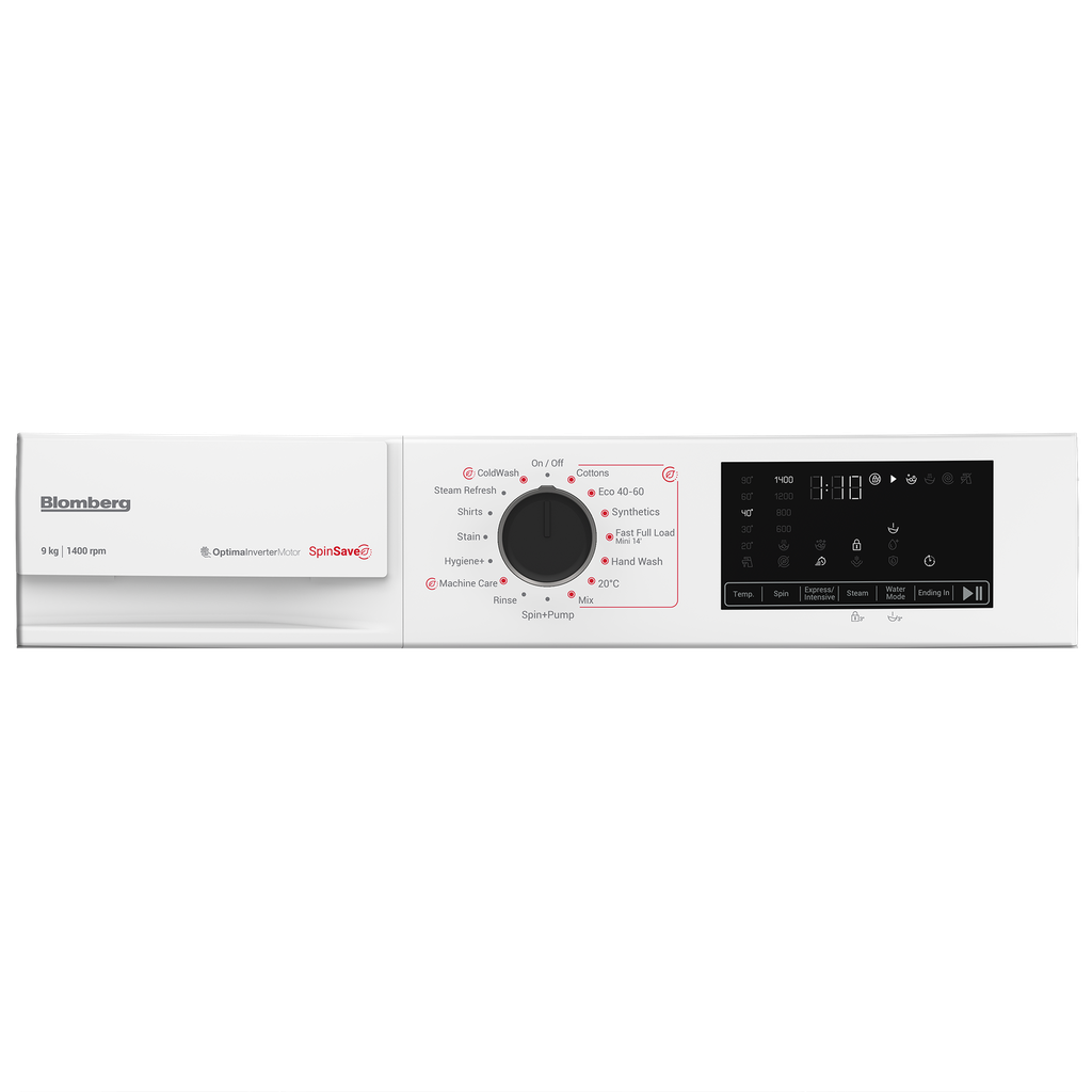 Blomberg LWA29461W 9kg 1400 Spin Washing Machine - White