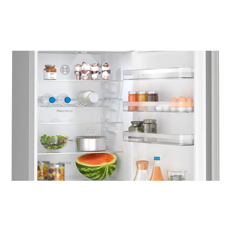 Bosch KGN392LAF 60cm 70/30  Fridge Freezer - Stainless Steel