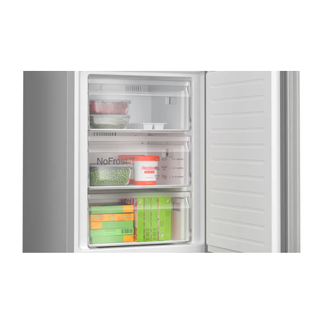 Bosch KGN392LAF 60cm 70/30  Fridge Freezer - Stainless Steel