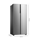 Midea MDRS619FGE46 83.5cm Fridge Freezer - Stainless Steel