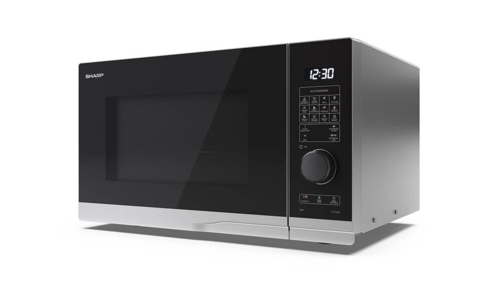 Sharp YC-PG254AU-S 25 Litres Grill Microwave Oven - Silver/Black