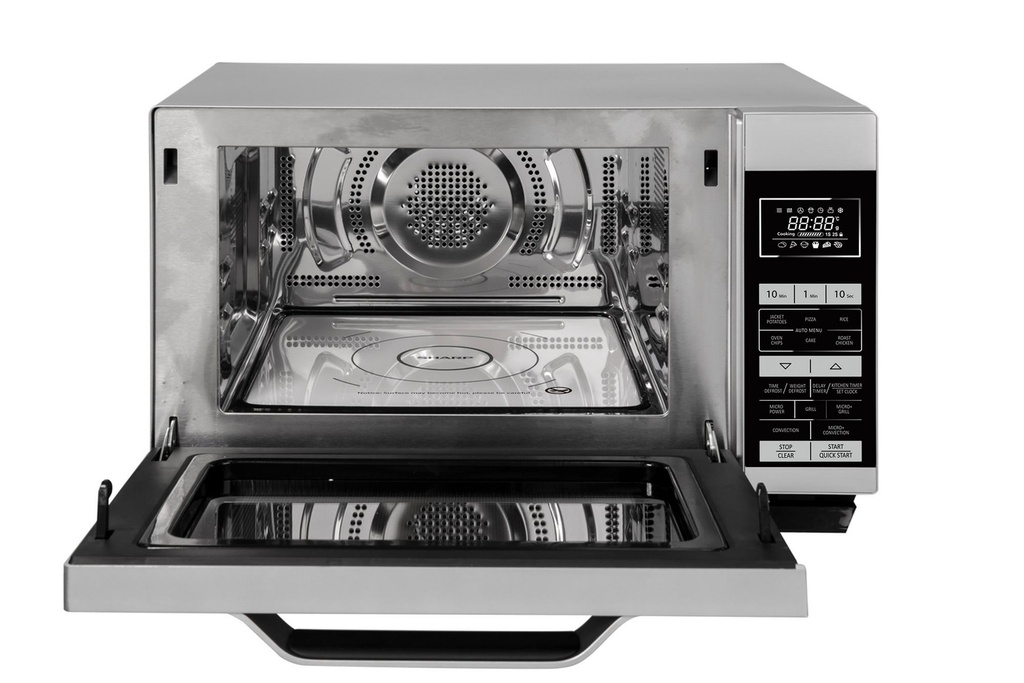 Sharp R861SLM 25 Litres Combination Microwave - Silver