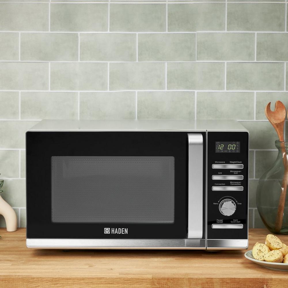Haden 199102 25 Litres Combination Microwave Oven - Silver