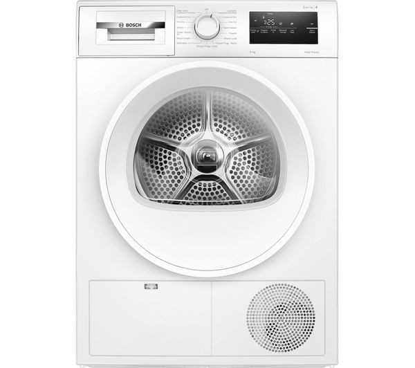 Bosch WTH85225GB 8kg Heat Pump Tumble Dryer - White