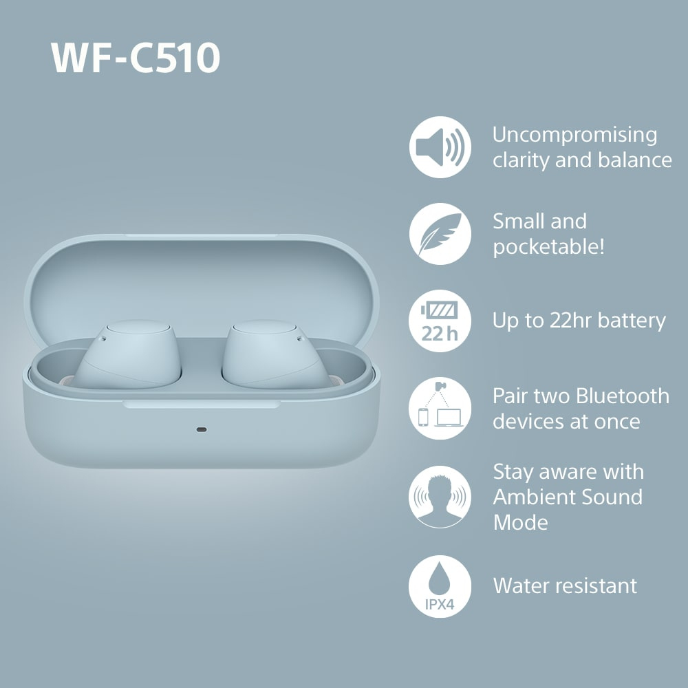 Sony WFC510L.CE7 Wireless In ear headphones - Blue