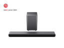 TCL S55H 2.1 ch Dolby Atmos & DTS Virtual:X Wireless Soundbar with Wireless Subwoofer  - Dark Titanium