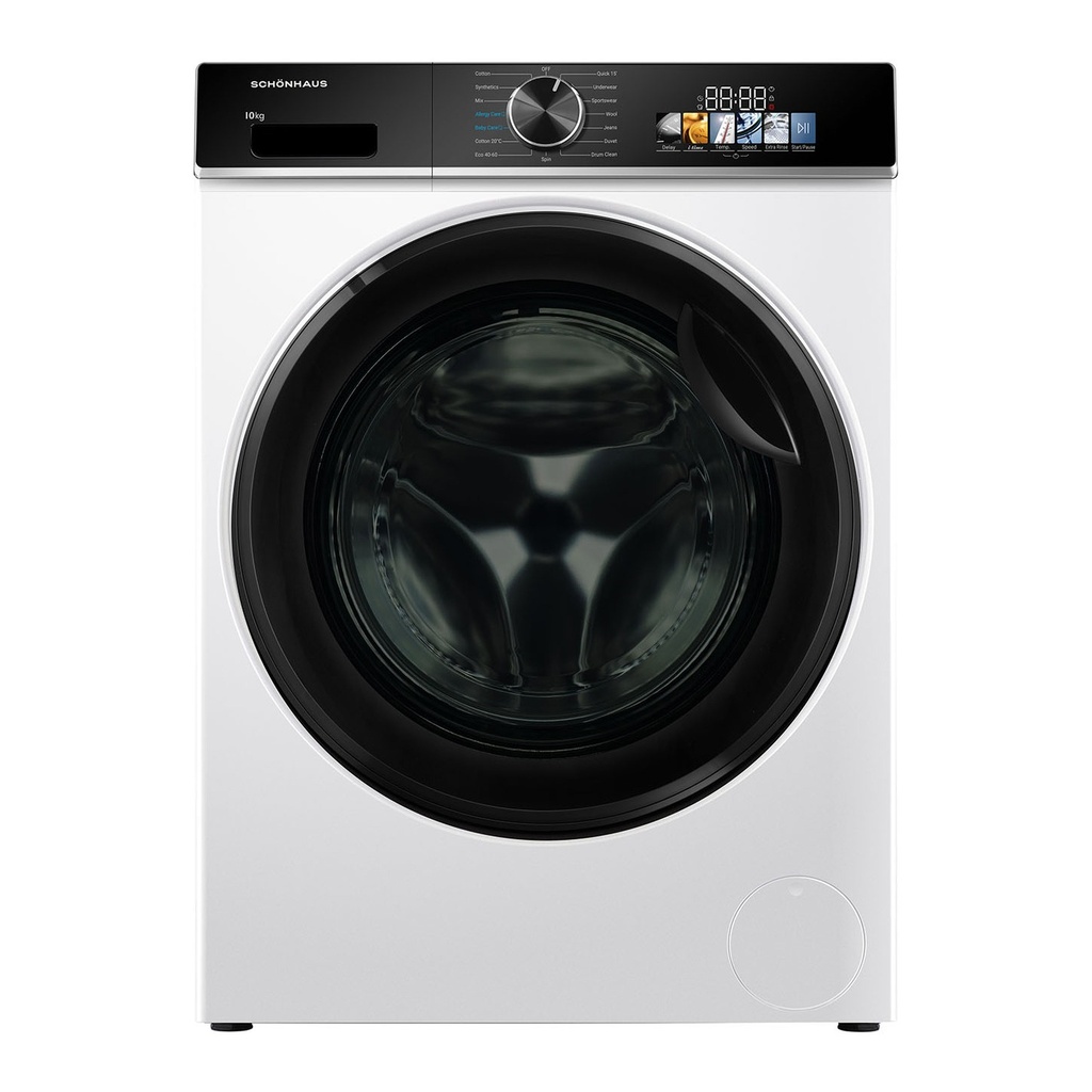 [WMSF011014AW] Schonhaus WMSF011014AW 10kg Washing Machine - White