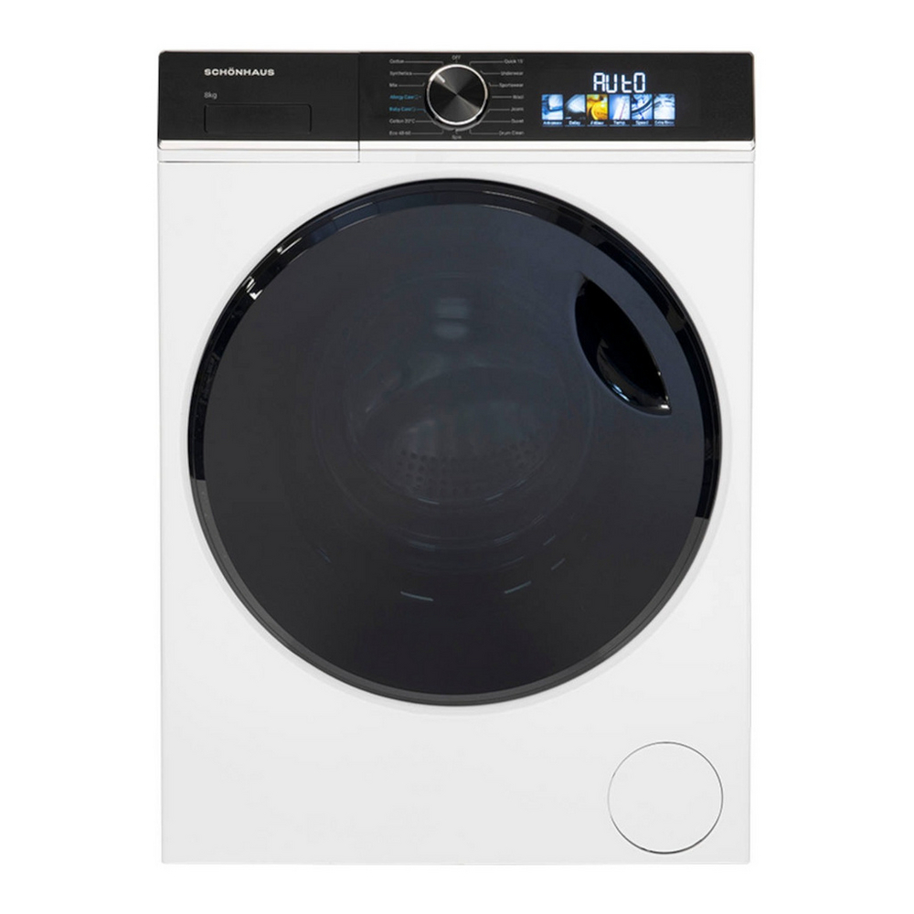 Schonhaus WMSF01814AW 8kg Washing Machine - White