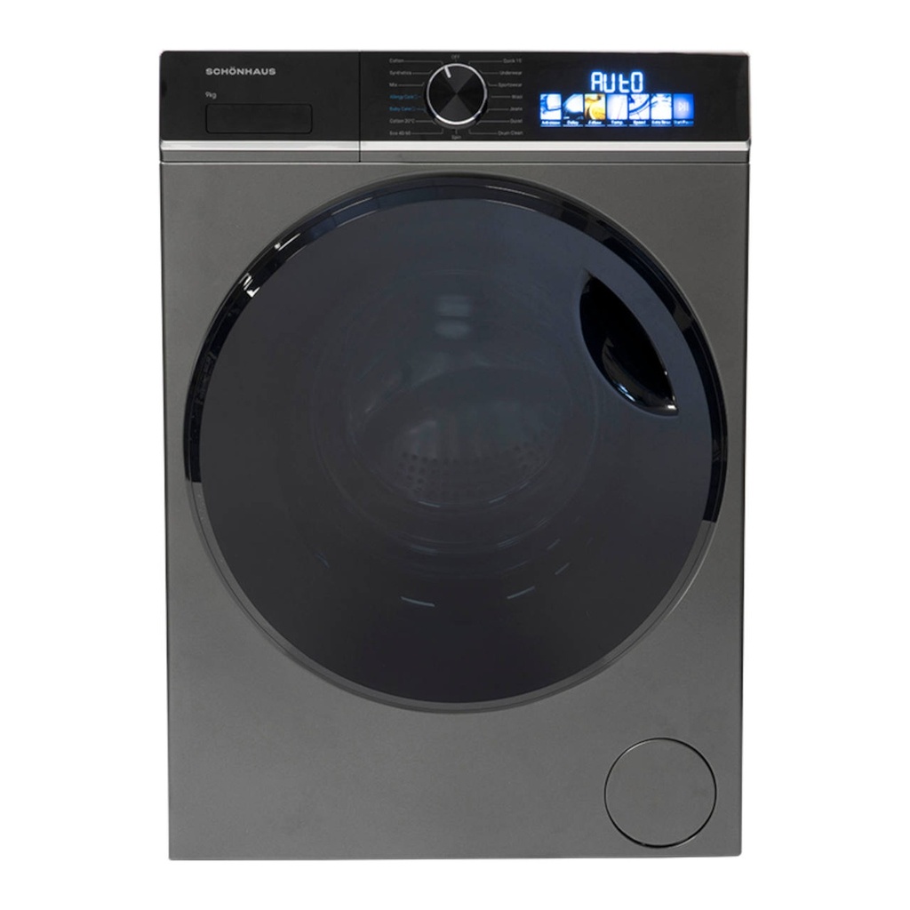 Schonhaus WMSF01914AG 9kg Washing Machine - Graphite
