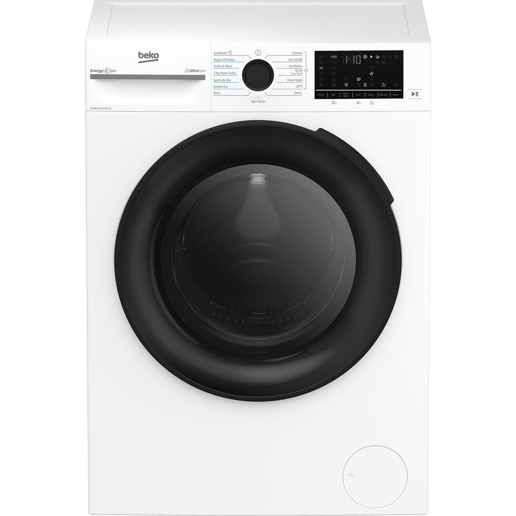 Beko BMND8545UW 8kg/5kg 1400 Spin Washer Dryer - White
