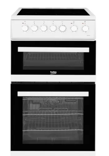 Beko EDVC503W 50cm Electric Double Oven - White