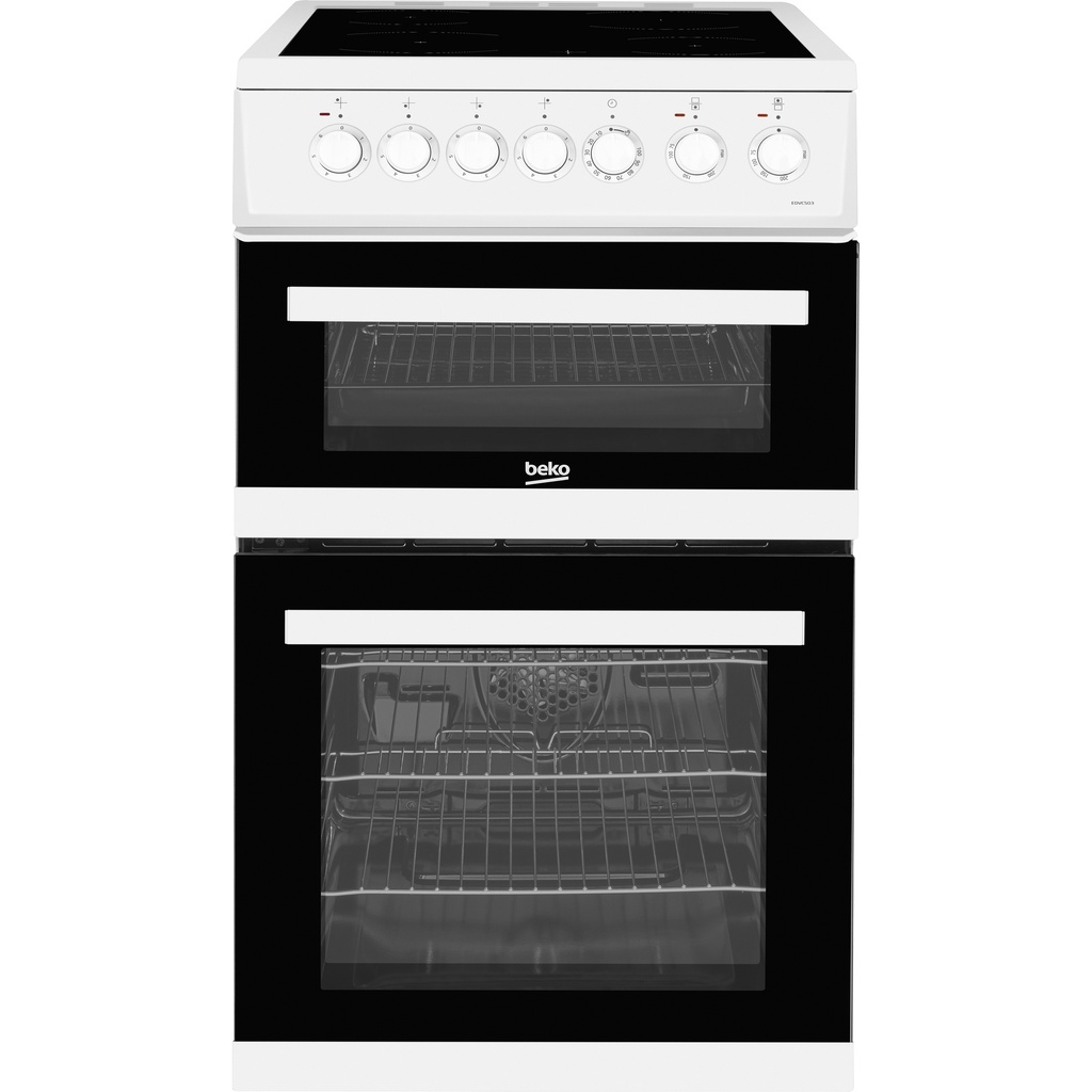 Beko EDVC503W 50cm Electric Double Oven - White