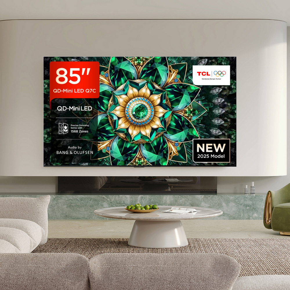 TCL 85Q7C-UK 85" 4K QD-Mini LED UHD Smart Google TV