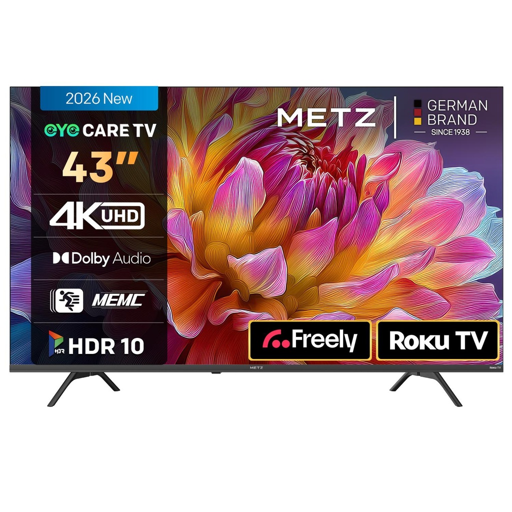 Metz 43MRF6000ZUK 43" 4K DLED Smart TV - Black