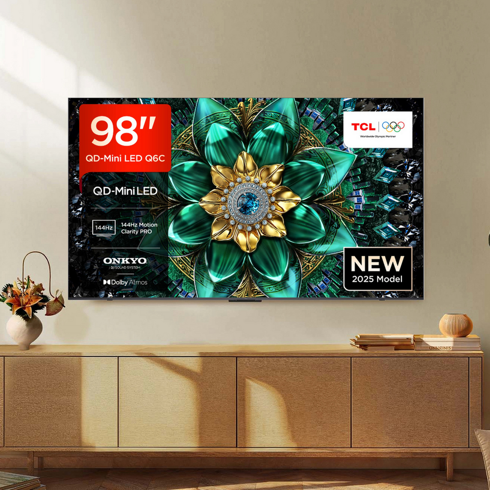 [98Q6C-UK] TCL 98Q6C-UK 98" 4K QD-Mini LED UHD Smart Google TV