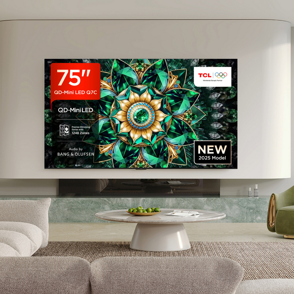 TCL 75Q7C-UK 75" 4K QD-Mini LED UHD Smart Google TV