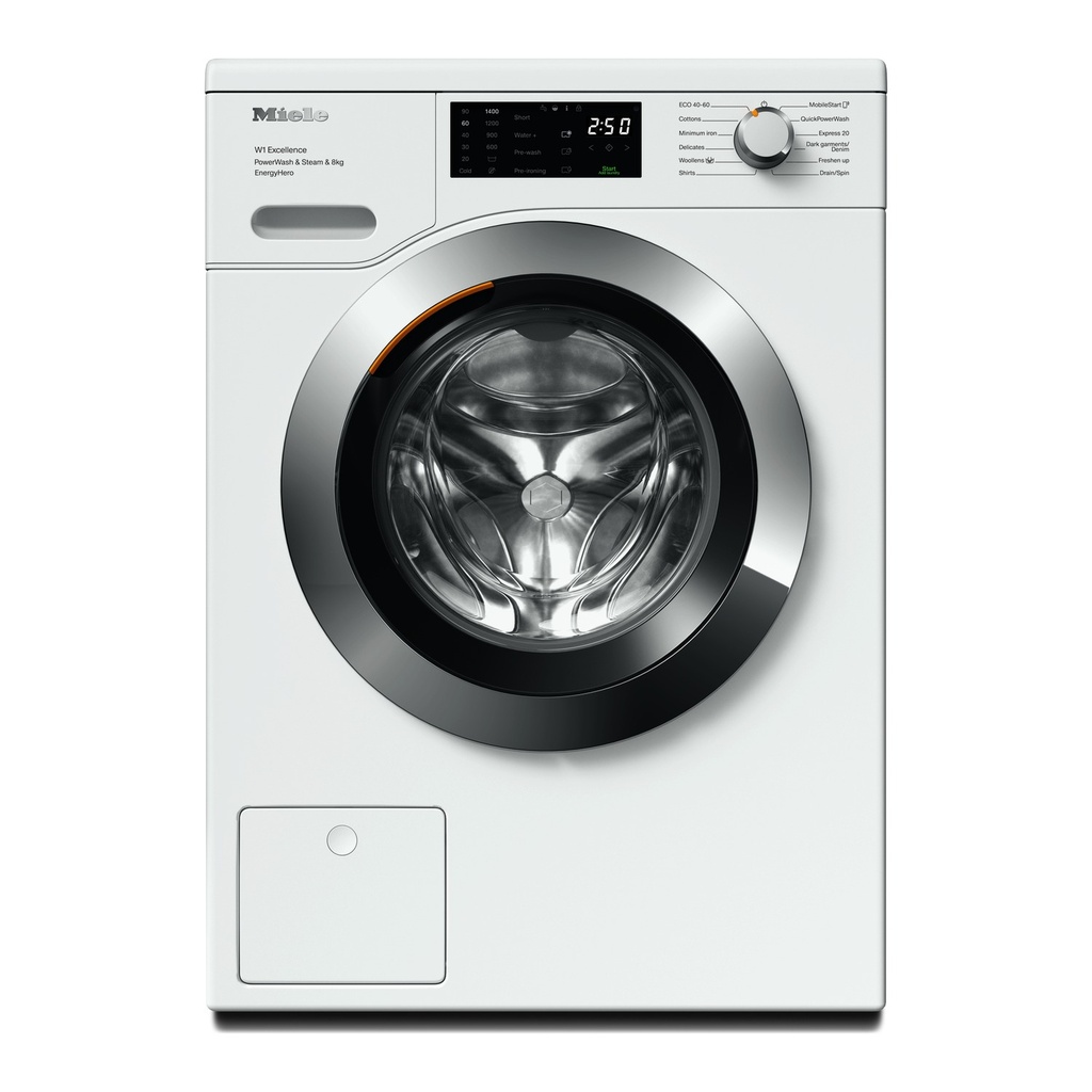 Miele WEE385 WCS 8kg 1400 Spin Washing Machine - Lotus White