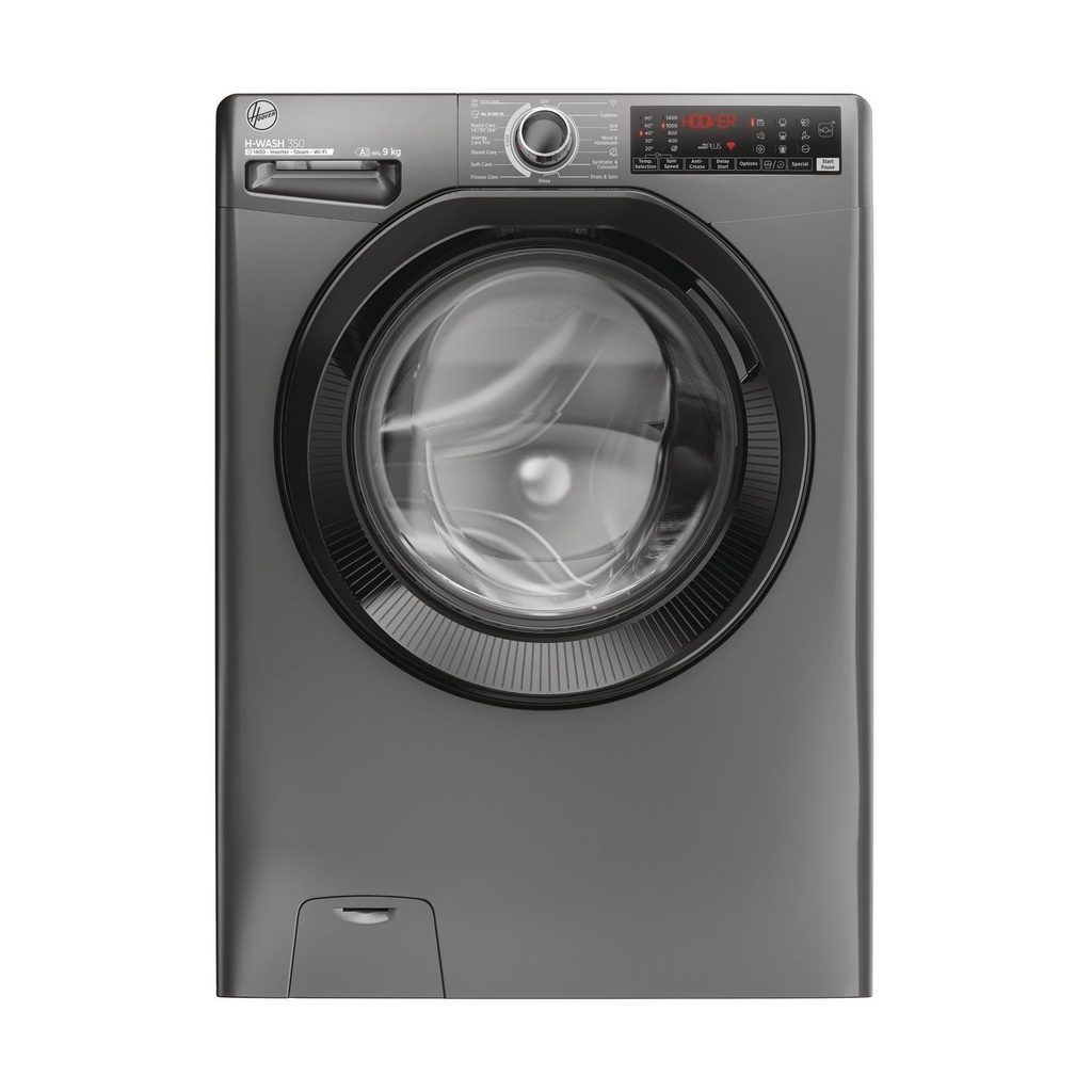 Hoover H3WPS496TAMBR68 9kg 1400 Spin Washing Machine - Graphite