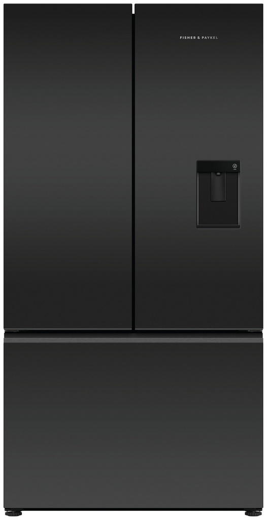 Fisher & Paykel RF540AZUB6 90cm 70/30 Frost Free American Fridge Freezer - Black Stainless Steel