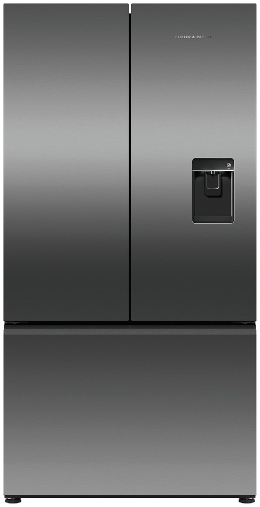 Fisher & Paykel RF540ANUB6 90cm Frost Free American Fridge Freezer - Black Stainless Steel