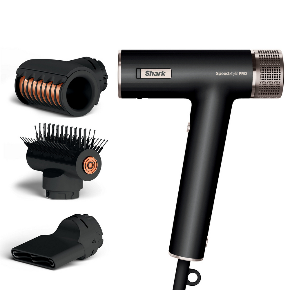 [HD731UK] Shark HD731UK SpeedStyle Pro 3-in-1 High-Velocity Hair Dryer System - Black