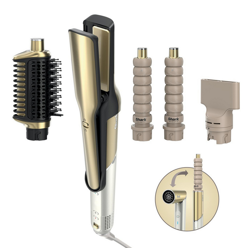 [HD6041SUK] Shark HD6041SUK Glam Ceramic Air Styling and Drying System - French Gold