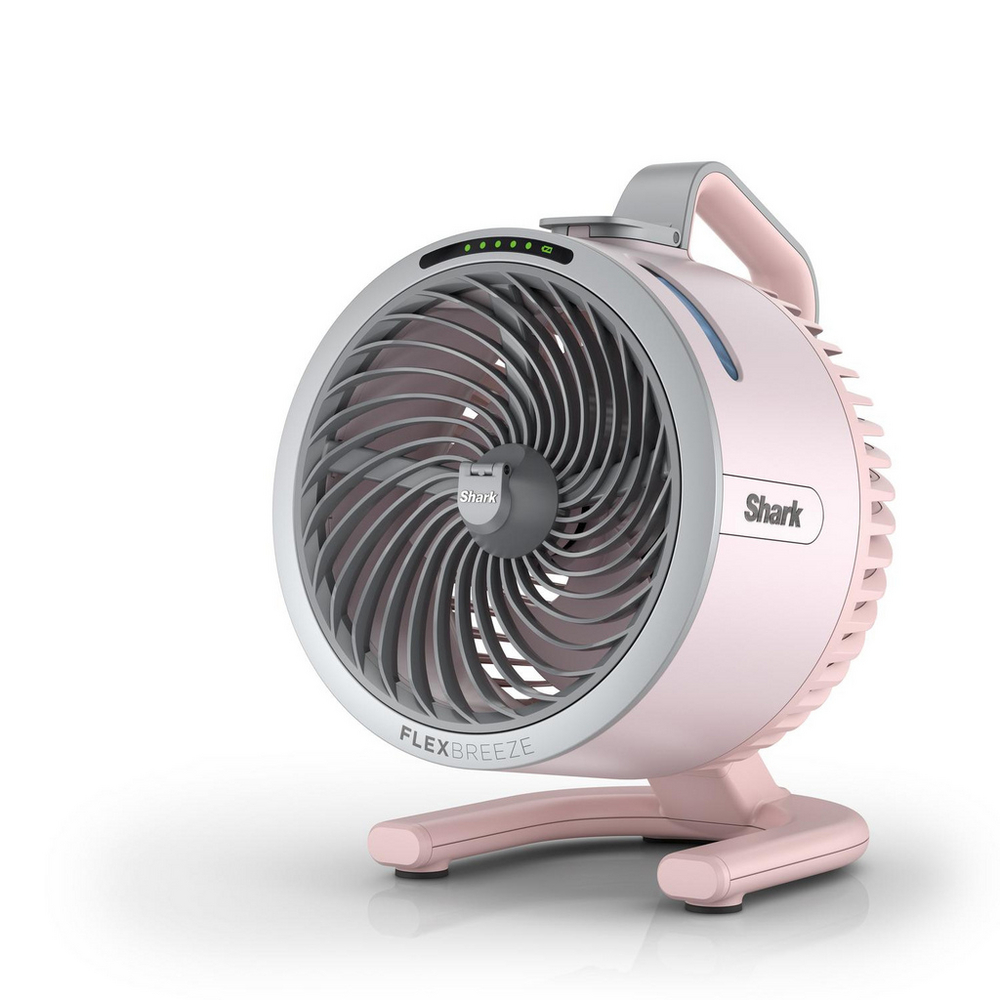 [FA050UKPK] Shark FA050UKPK FlexBreeze TableMate Indoor to Outdoor High-Velocity Tabletop Fan - Ballet Pink