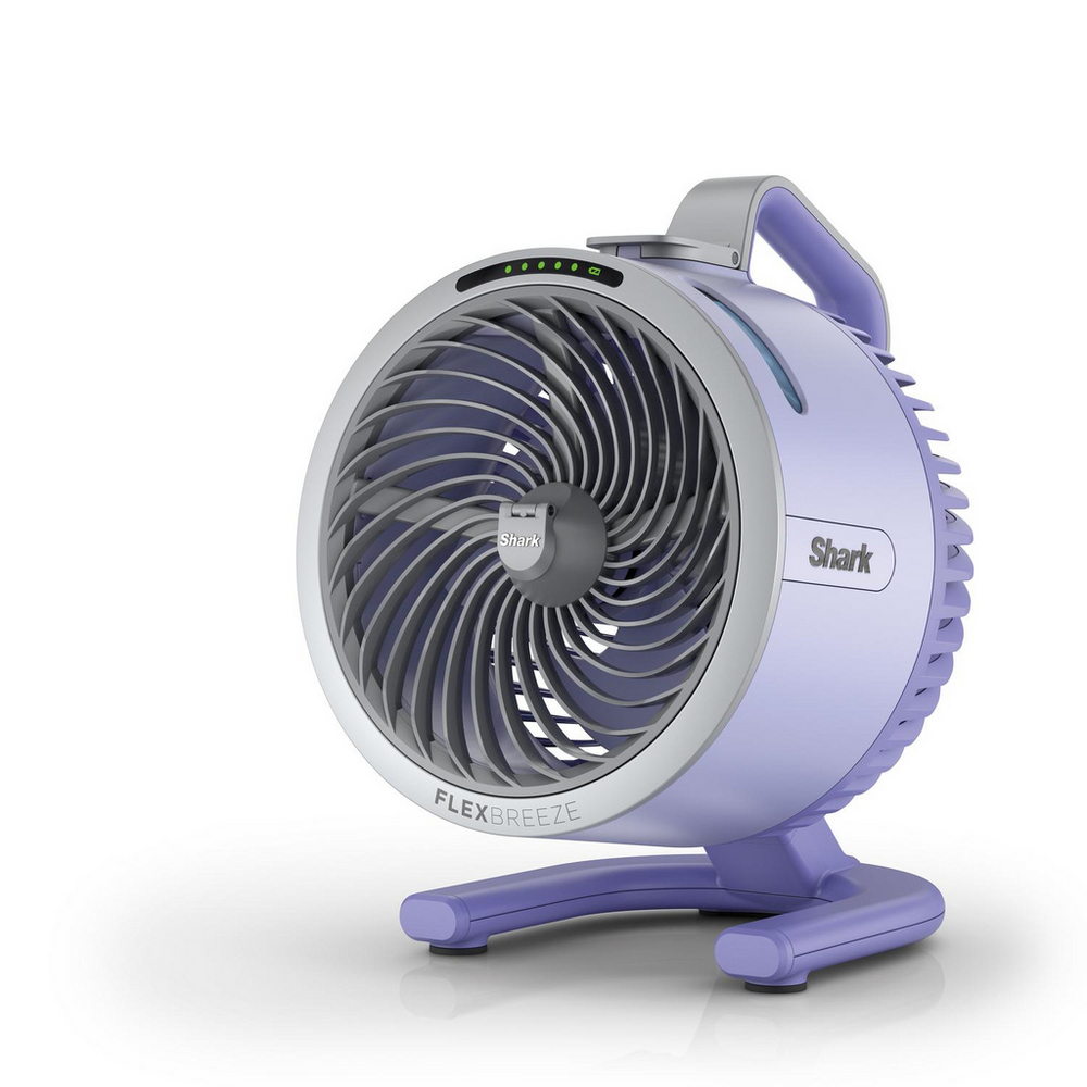 [FA050UKLV] Shark FA050UKLV FlexBreeze TableMate Indoor to Outdoor High-Velocity Tabletop Fan - Lavender