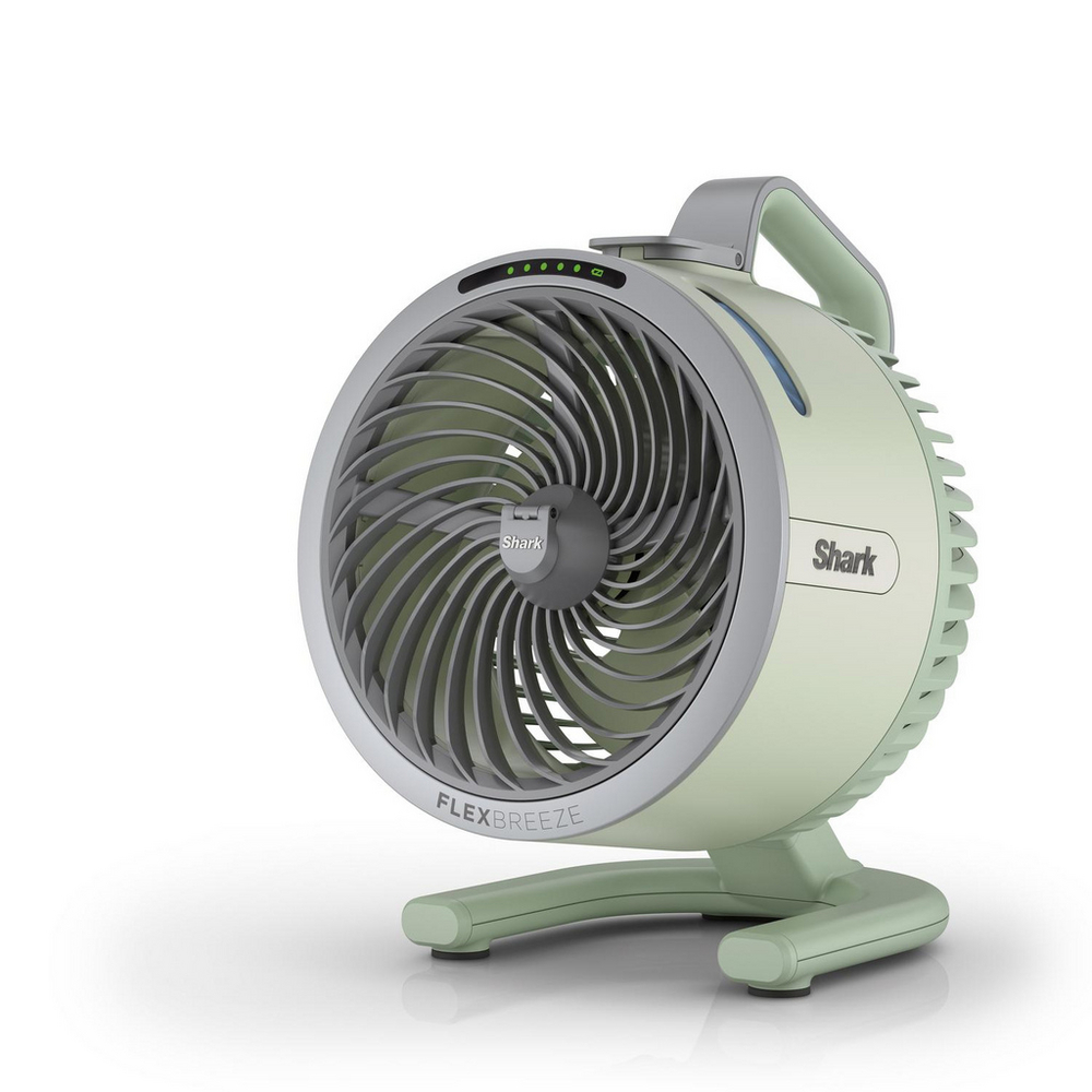 [FA050UKGN] Shark FA050UKGN FlexBreeze TableMate Indoor to Outdoor High-Velocity Tabletop Fan - Lime Green