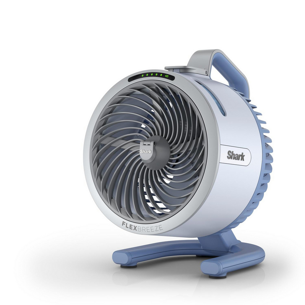 [FA050UKBL] Shark FA050UKBL FlexBreeze TableMate Indoor to Outdoor High-Velocity Tabletop Fan - Glacier Blue