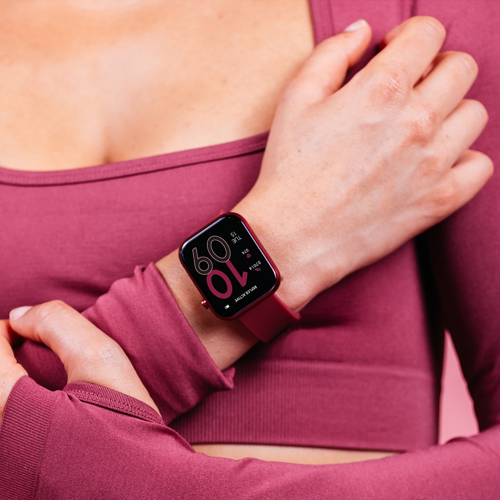 [RA12-2158] Reflex Active RA12-2158 Series 12 Berry Strap Smart Watch - Berry