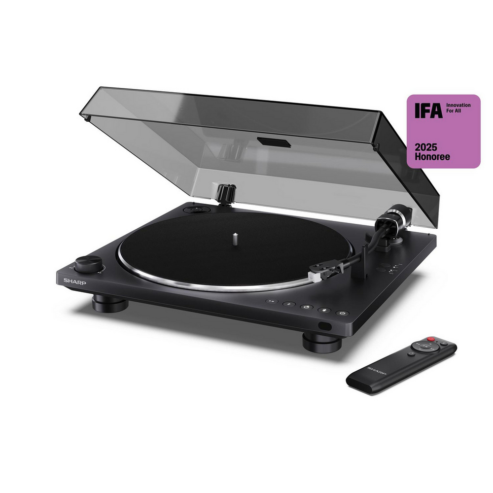 [RP-TT100] Sharp RP-TT100 Automatic Turntable with Bluetooth - Black
