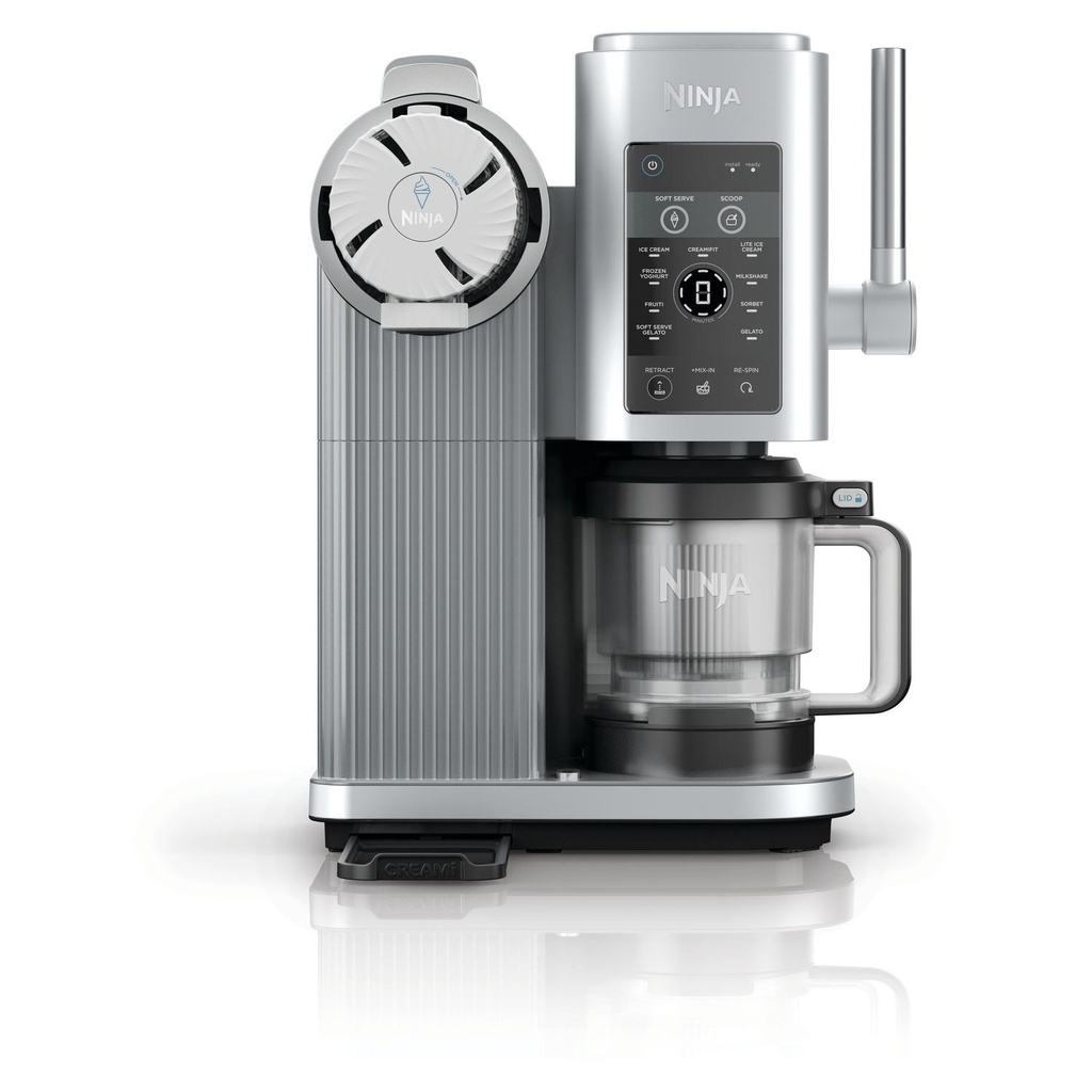 [NC701UK] Ninja NC701UK Swirl by CREAMi 13-in-1 Soft Serve & Ice Cream Maker - Platinum Silver