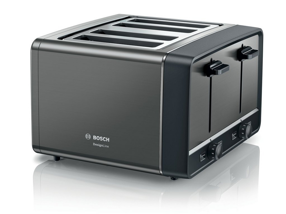 [TAT5P445GB] Bosch TAT5P445GB 4 Slice Toaster - Anthracite