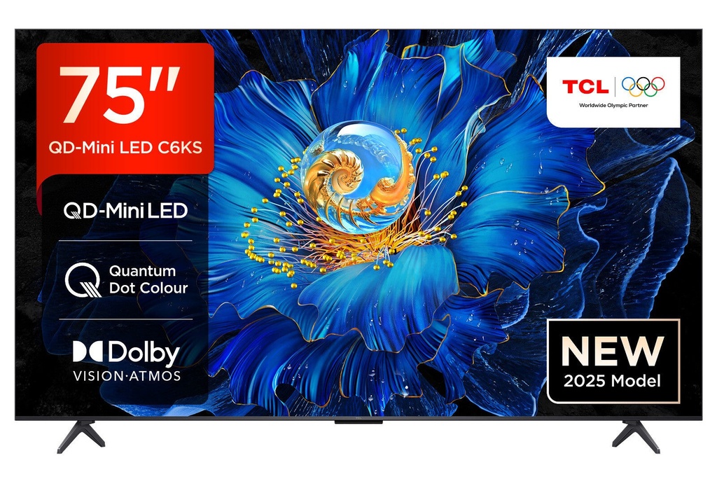 TCL 75C6KS-UK 75" 4K Ultra HD QD-Mini LED TV
