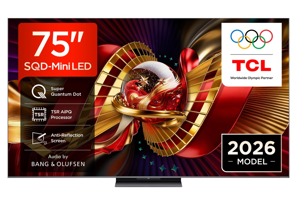 TCL 75C8L-UK 75" 4K Ultra HD QD-Mini LED Google TV - Black