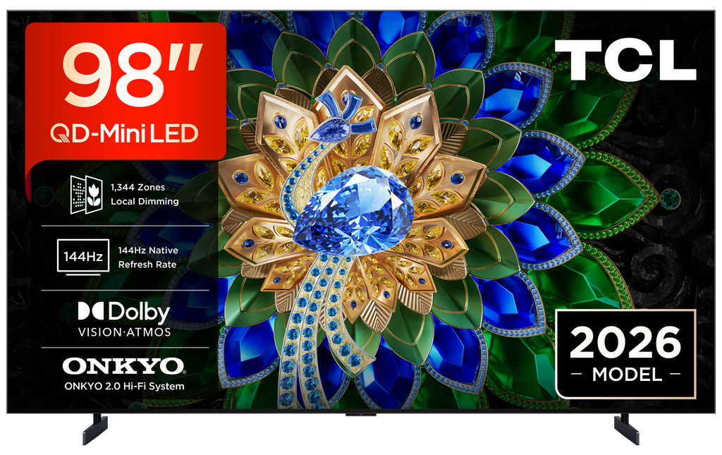 TCL 98A400U-UK 98" QD-MINI LED TV - Black