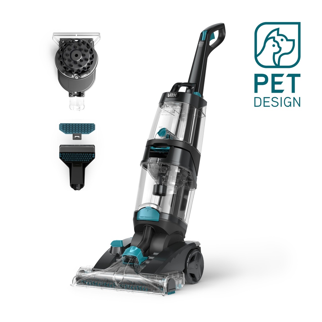 [CDCW-PMXP] Vax CDCW-PMXP Platinum Power Max Pet-Design Carpet Cleaner - Black & Teal