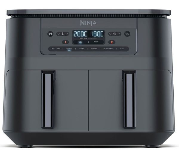 Ninja DZ300UK 7.6 litre 6-in-1 Dual Zone Air Fryer - Gun Metal Grey