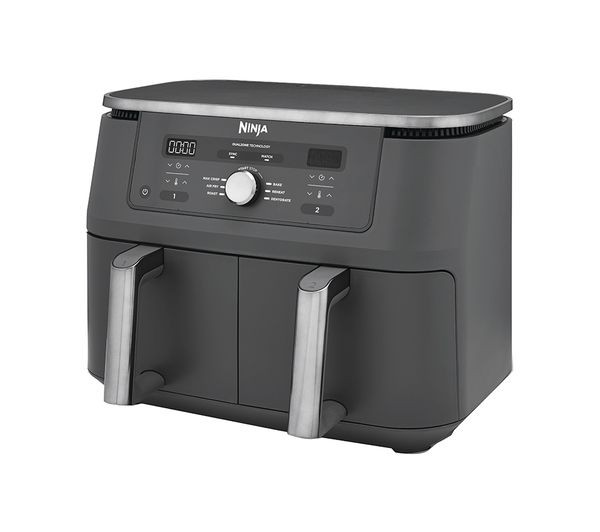 Ninja DZ400UK 9.5 litre MAX 6-in-1 Dual Zone Air Fryer - Gun Metal Grey