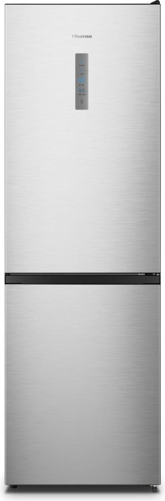 Hisense RB395N4BCE 60/40 Total No Frost Fridge Freezer - Stainless Steel